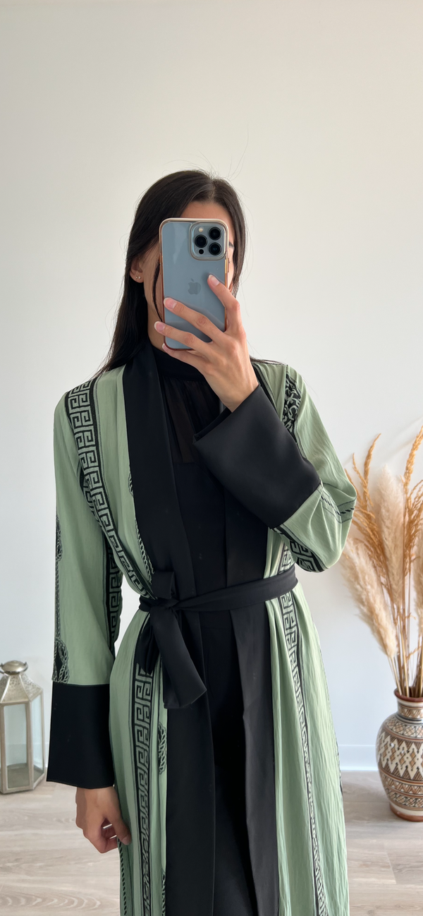 Kimono traditionnel vert